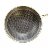 Stainless Steel Non-Stick Frying Pan – 32cm Honeycomb Skillet with Stay-Cool Handle, Induction Compatible, Scratch Resistant & Dishwasher Safe Cooking Pan Stainless Steel Non-Stick Frying Pan – 32cm Honeycomb Skillet with Stay-Cool Handle, Induction Compatible, Scratch Resistant & Dishwasher Safe Cooking Pan